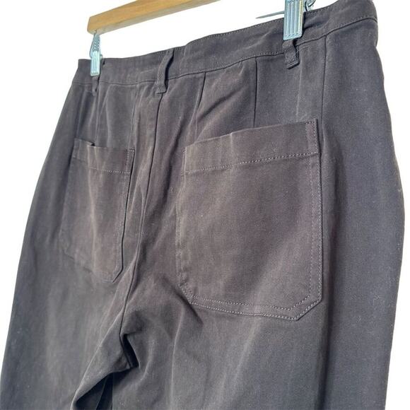 Good Hart Womens Casual Cotton Jogger Pants Size 6 Brown Stretch Office Festival - Picture 6 of 15